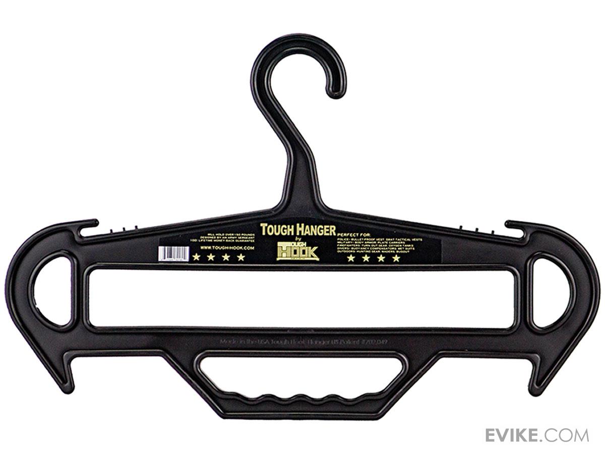 Tough Hanger by Tough Hook Armor Plate Carrier Hanger (Color Black