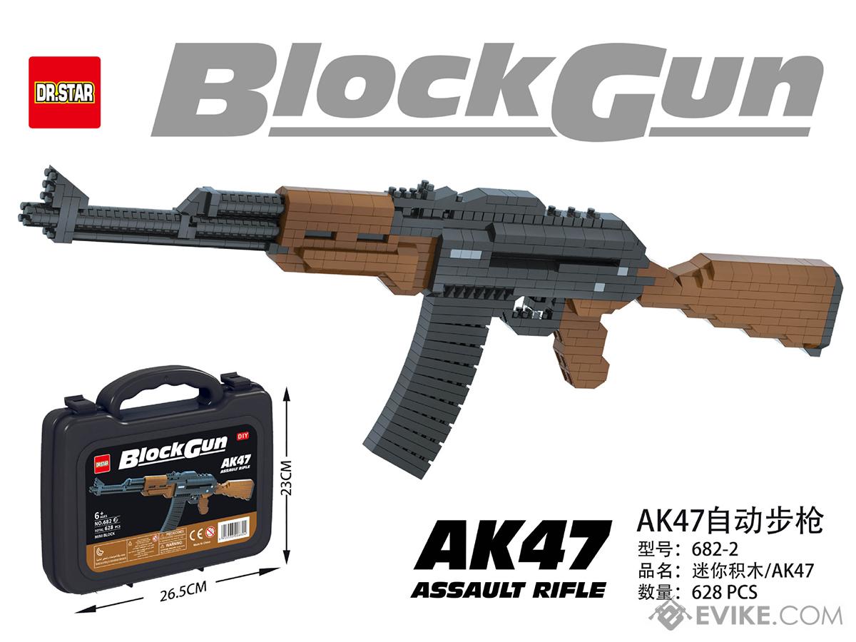 Collectible Mini Block Gun Set (Model: AK-47)