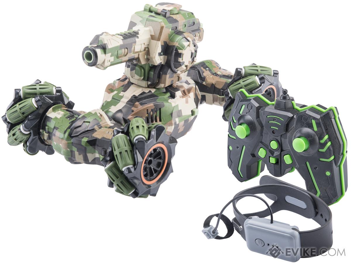 2.4G RC Twist Tank w/ Gel Blaster Cannon (Color: Green Camo)