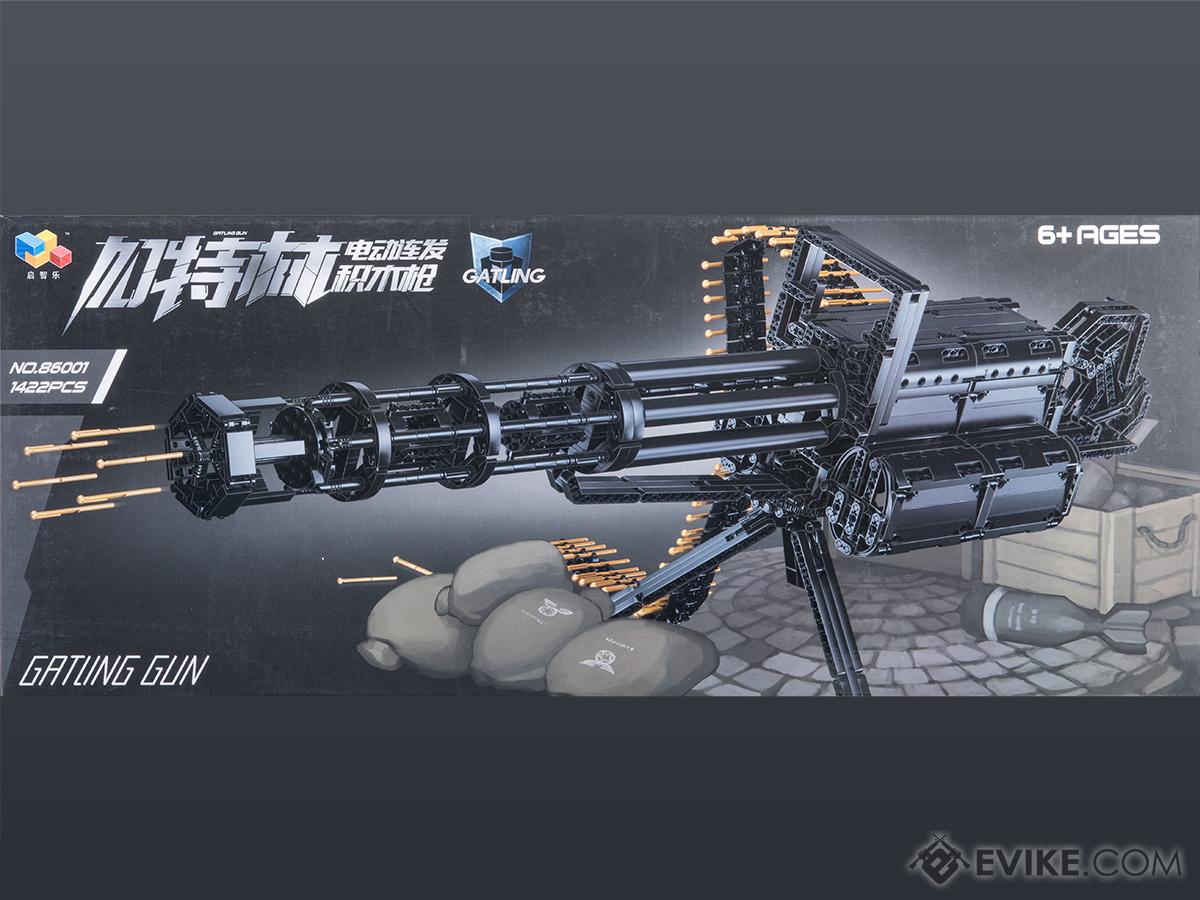 Collectible Moving Action Block Gun Set Version 2 (Model: Gatling Gun)