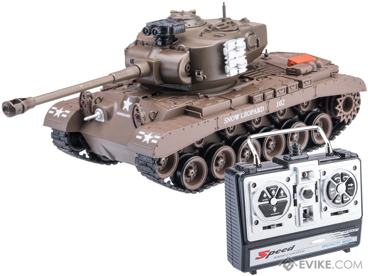 1:20 Scale RC Airsoft BB Firing Battle Tank (Model: Snow Leopard / Brown)
