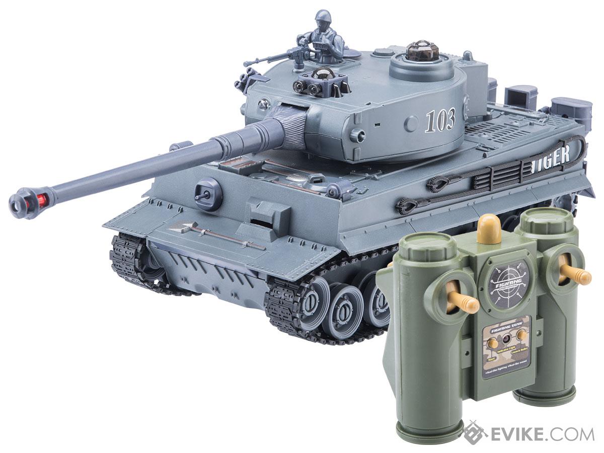 1:28 Scale RC Infrared Game Battle Tank (Model: Tiger / Urban Grey)