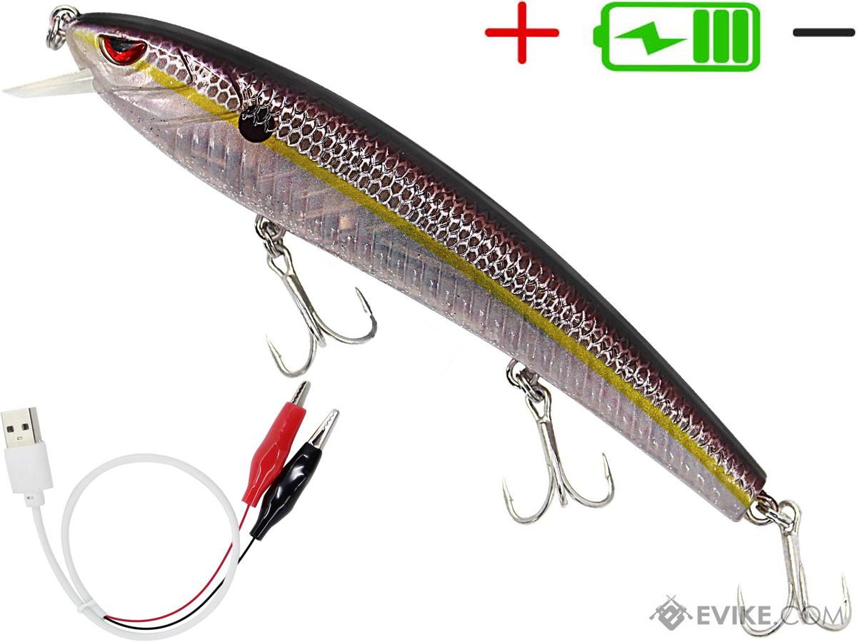 Truscend JerkQueen Electronic Twitching / Luminating Sinking Minnow Lure  (Model: Brown Shad), MORE, Fishing, Jigs & Lures -  Airsoft  Superstore