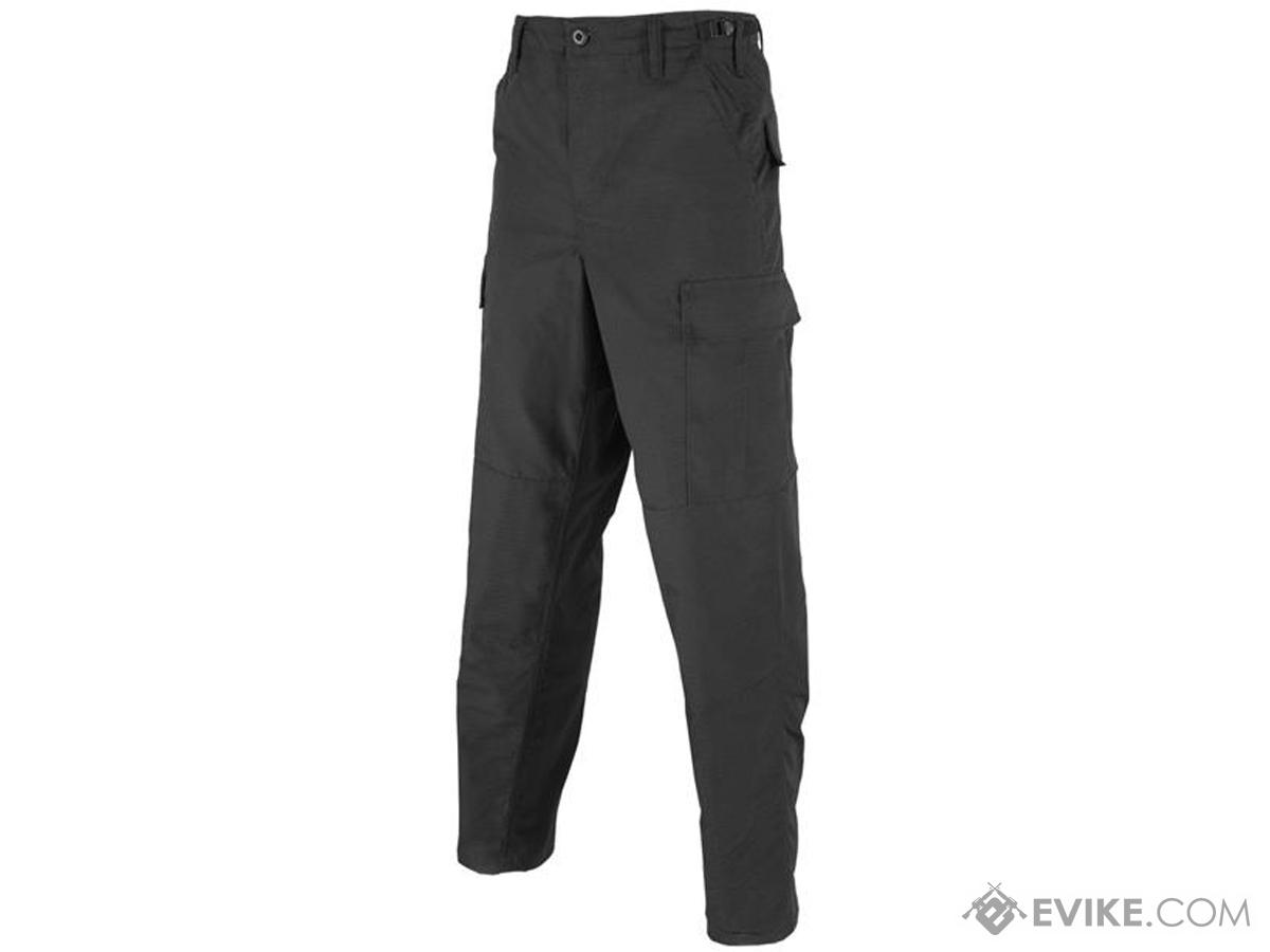 Tru-Spec 65/35 Poly Cotton Rip-Stop BDU Pants (Color: Black / Small-Regular)