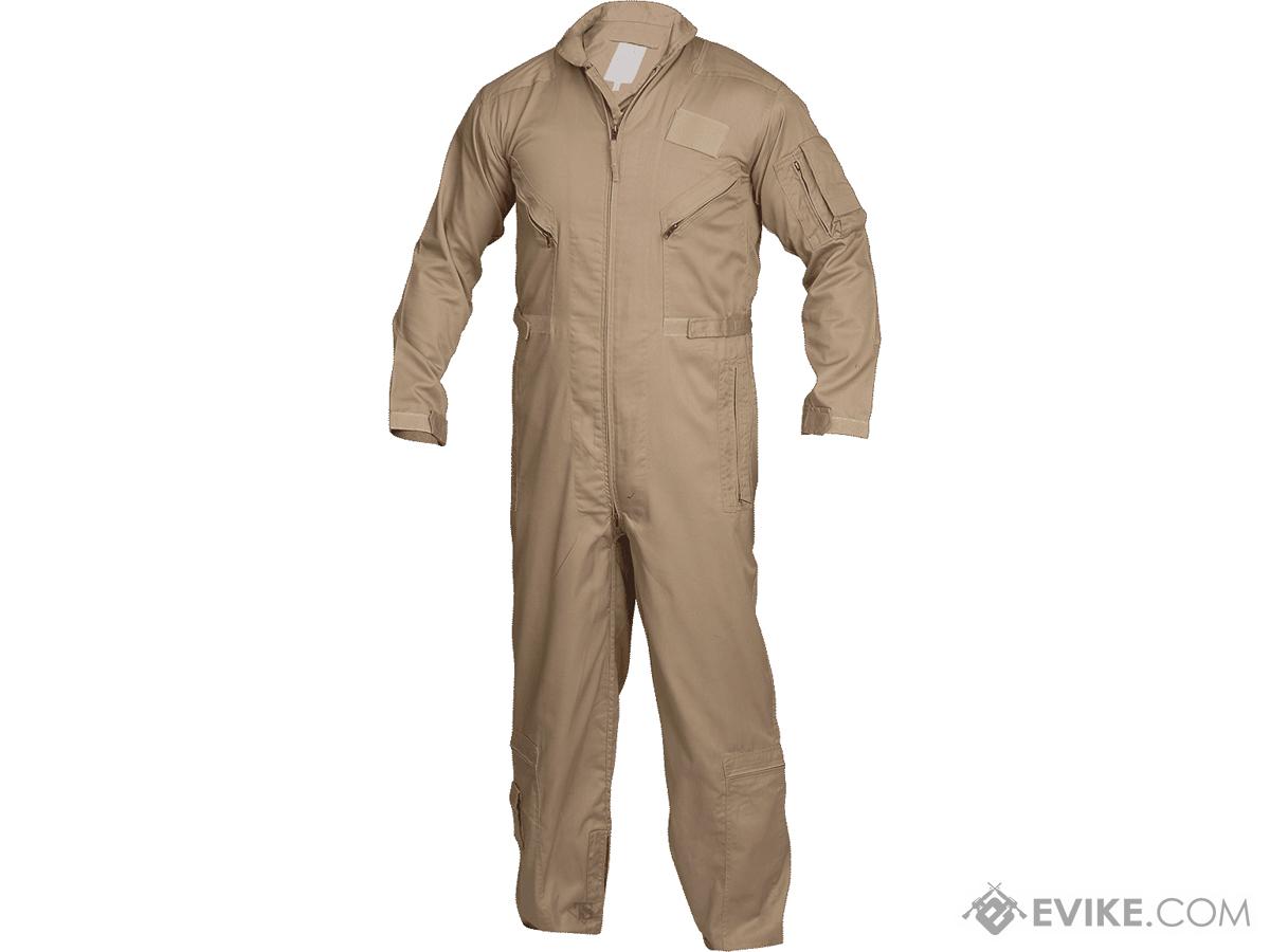 Tru-Spec 27-P Basic Poly-Cotton Flight Suit (Color: Khaki / 2XLarge-Regular)