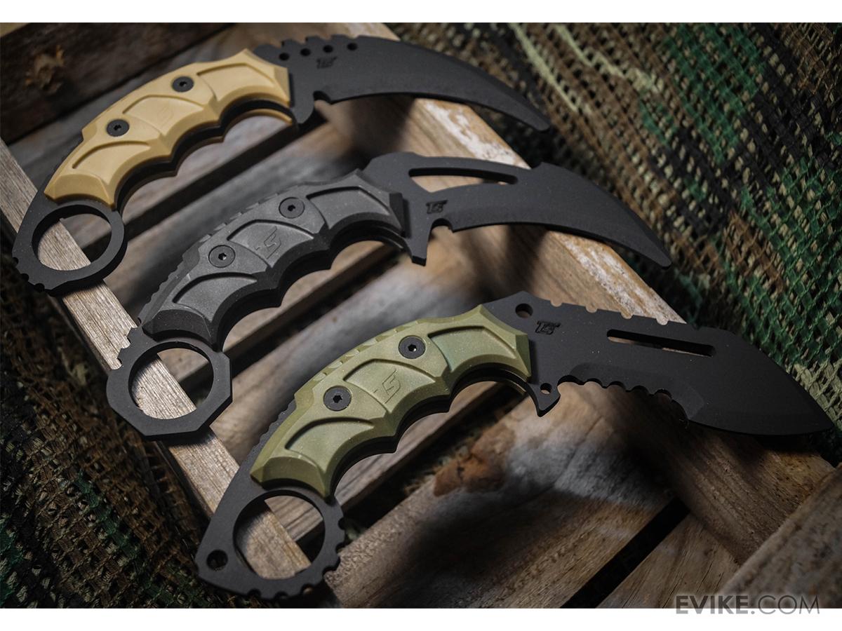 TS Blades TSBlack Widow EVO Dummy PVC Karambit Knife for