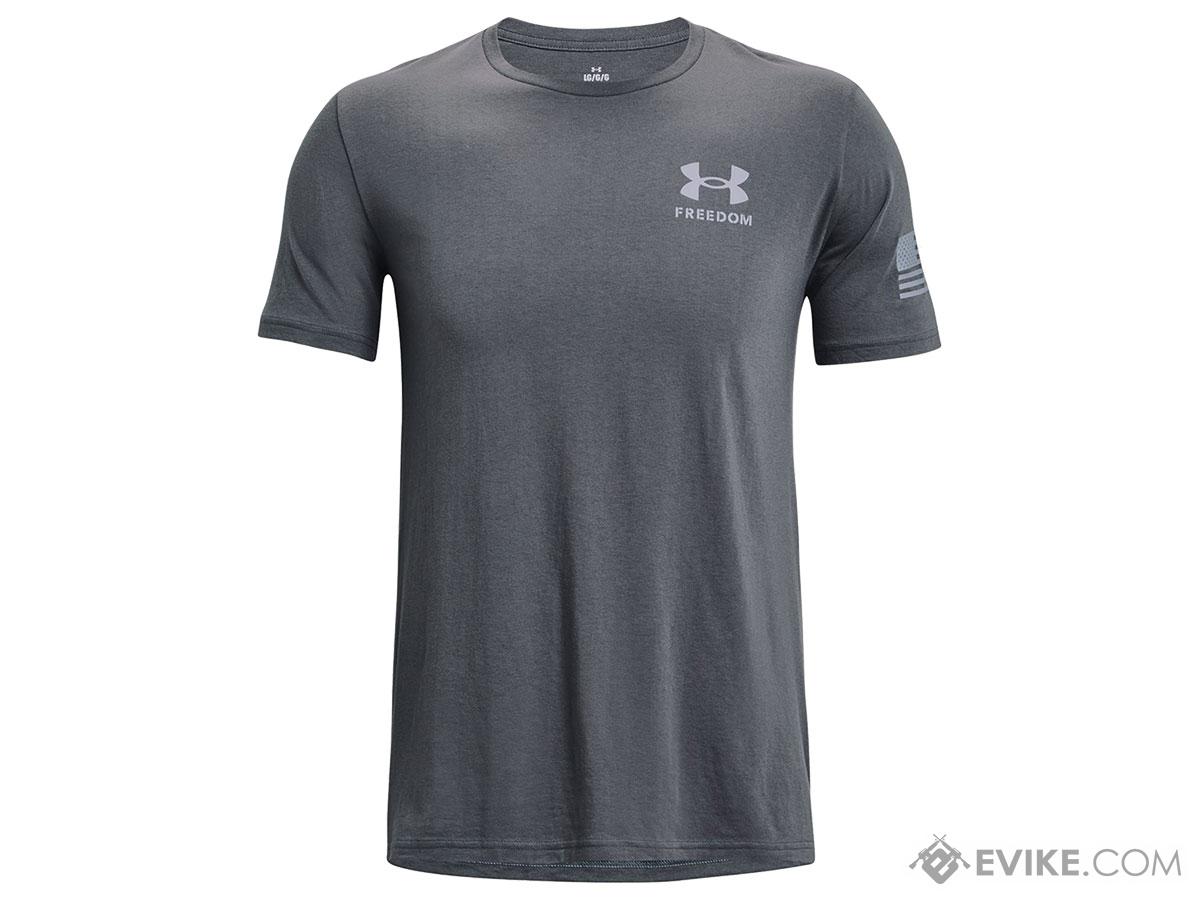 Under Armor Freedom by 1775 Dog Tags T-Shirt (Color: Grey / Large)