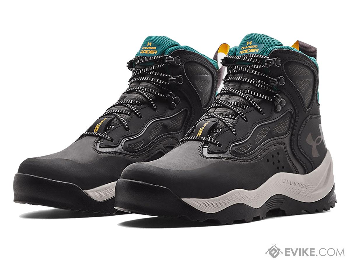 Under Armour Men's UA Charged Raider Mid Waterproof All Terrain Boots (Color Jet Gray Pewter