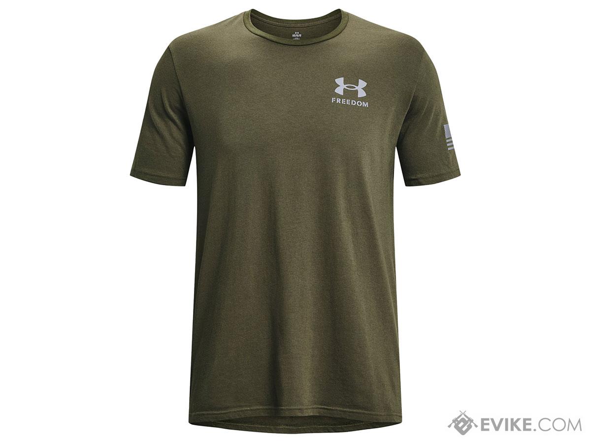 Under Armor UA Freedom by Land T-Shirt (Color: Marine OD Green / Large)