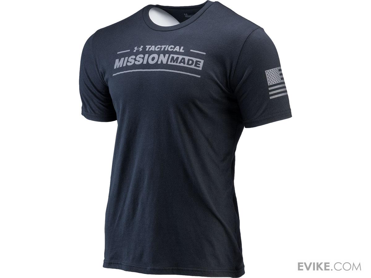 Under Armour UA Tac "Mission Made" TShirt (Color Black / Grey / Small