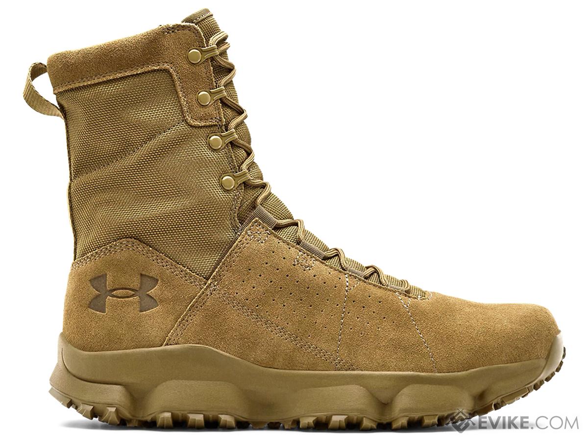 Under Armour Men's UA Loadout Tactical Boots (Color: Coyote Brown / Size 11.5)