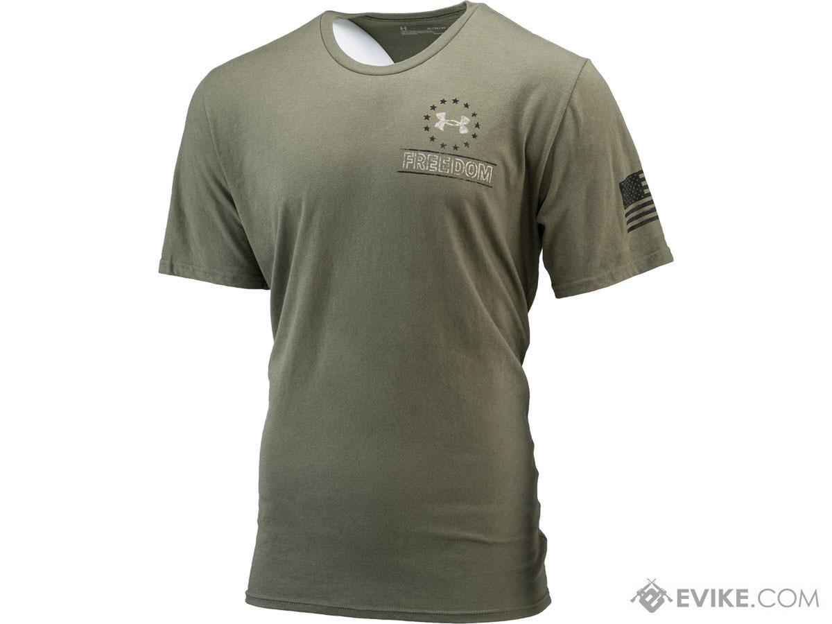 Under Armour UA Freedom Men's "Freedom by 1775" T-Shirt (Size: Small), Tactical Gear/Apparel, Shirts - Airsoft Superstore
