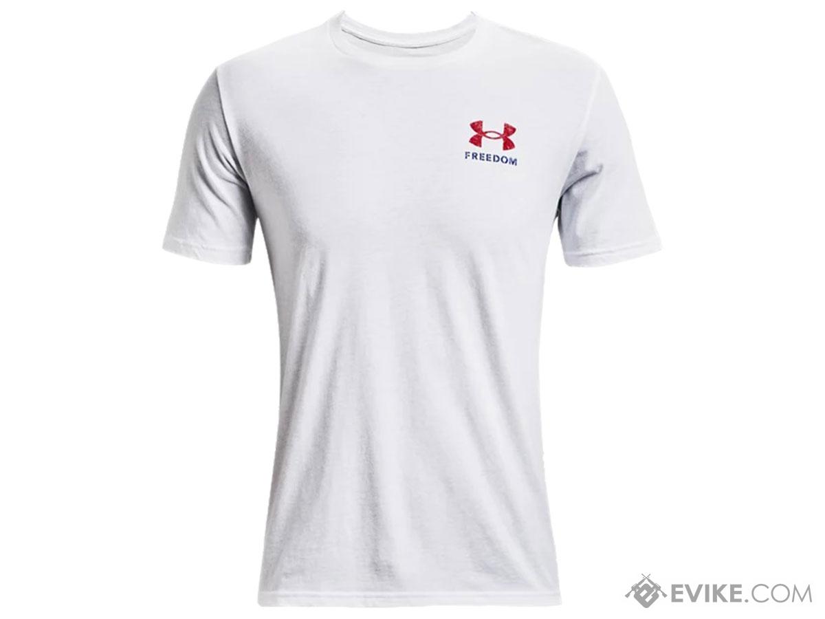 Under Armor Freedom US of A T-Shirt (Color: White / Large)