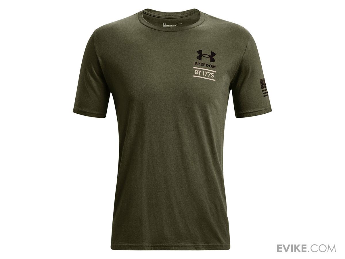 Under Armor Freedom by 1775 TShirt (Color OD Green / XLarge