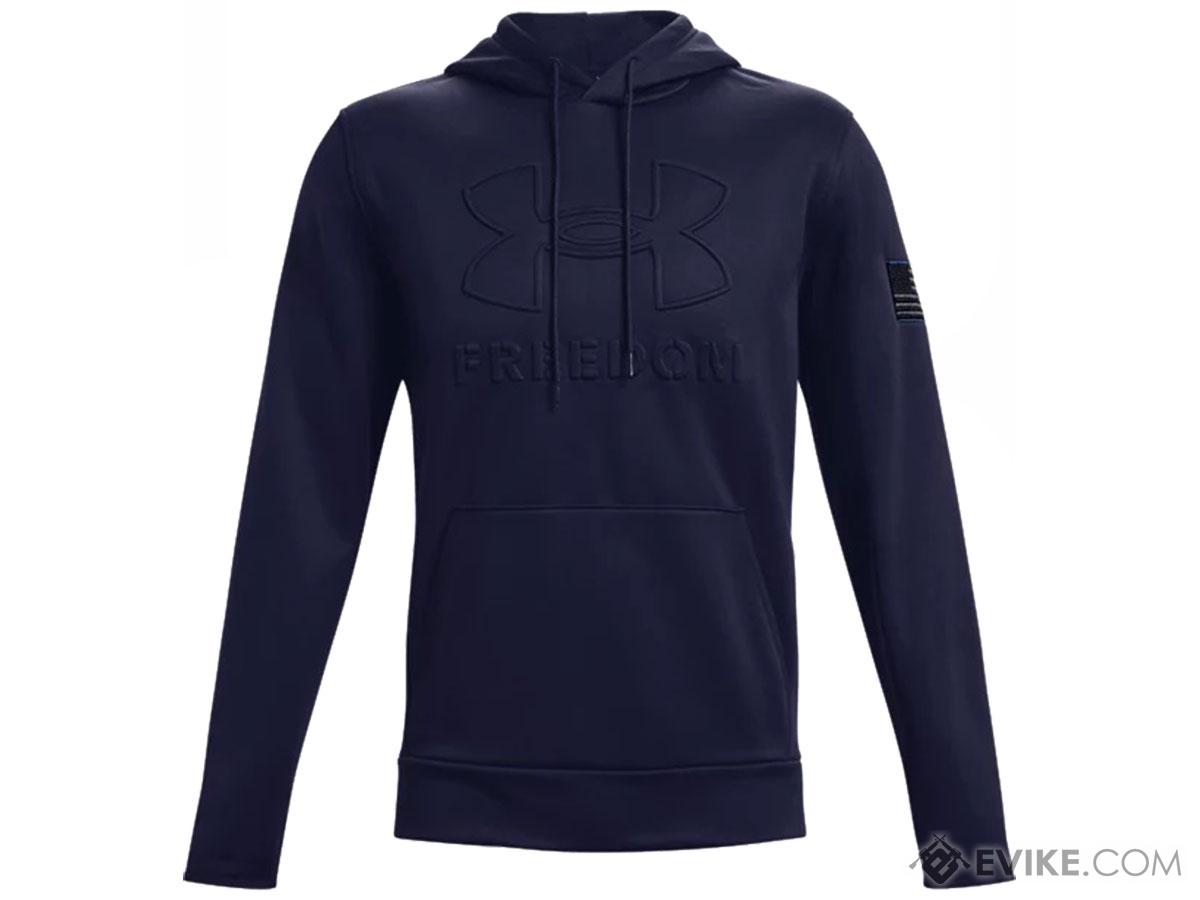 Under Armour Men's UA Freedom Embossed Hoodie (Color: Navy / X-Large)