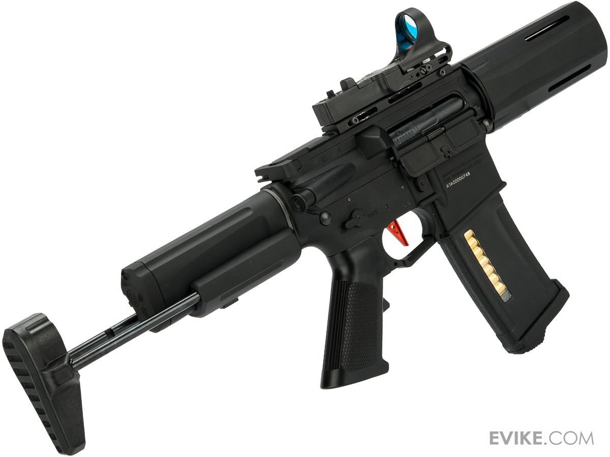 Umbrella Armory Krytac SDP Trident CQBR (Color Black / 350 FPS 40 RPS), Airsoft Guns, Evike