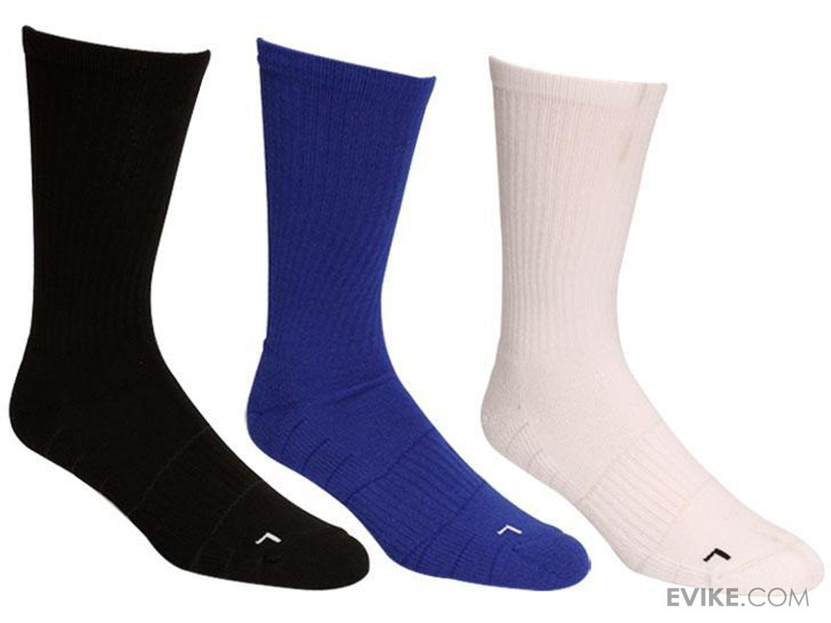 Under Armour Men's UA Elevated Performance Crew Sock (Color Black