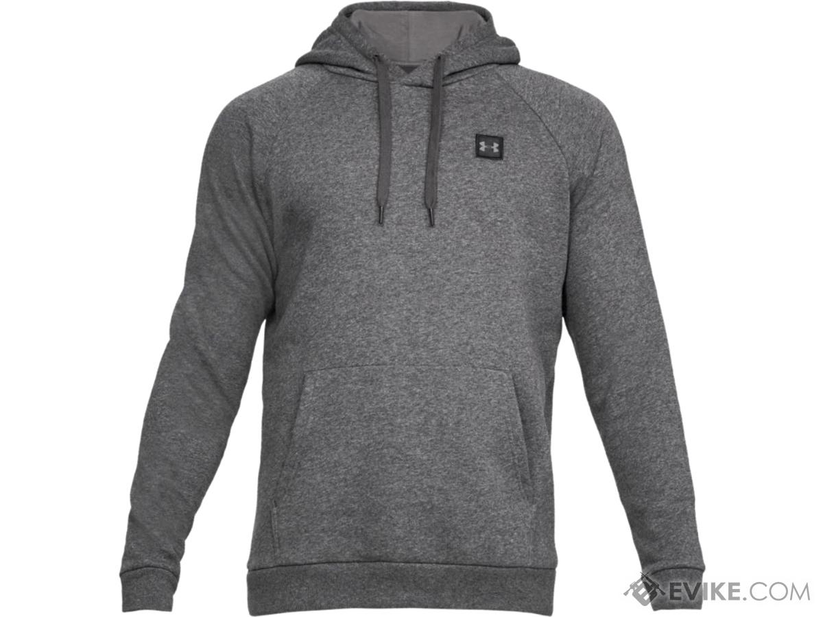 Under Armour UA Rival Fleece Pull Over Hoodie (Color: Charcoal / X-Small)