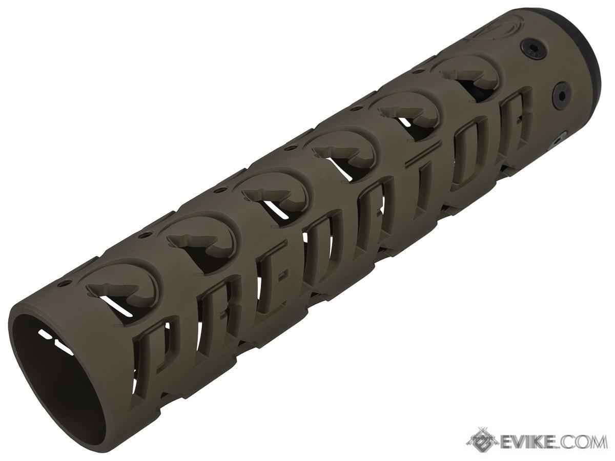 Unique ARs CNC Machined Predator Handguard for AR15 Pattern Rifles (Color: Dark Earth / 9 / Rail Only)