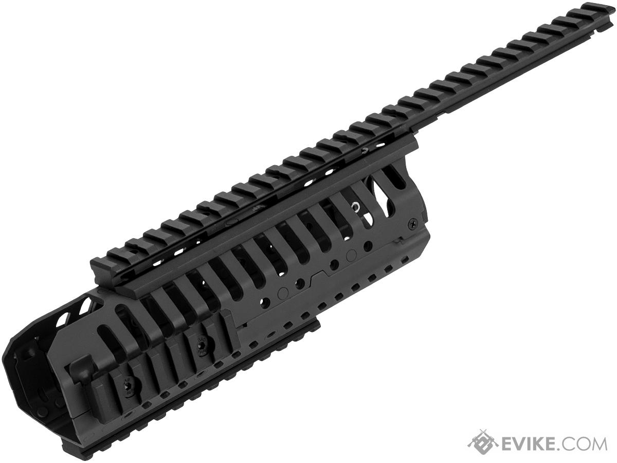 A&K Selective Rails System for M4 series Airsoft Rifles (Color: Black)