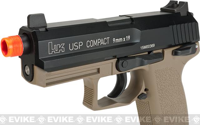 HK USP COMPACT AIRSOFT PISTOL GBB FDE TACTICAL low price of $127.49