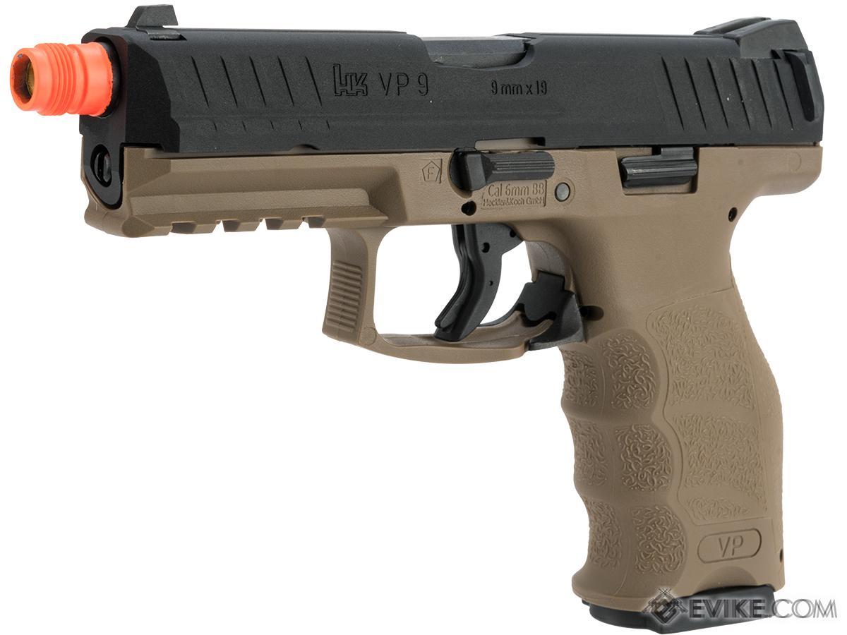 UMAREX / H&K Licensed VP9 Striker Fired Full Size Airsoft GBB Pistol (Color: Black / Flat Dark Earth)