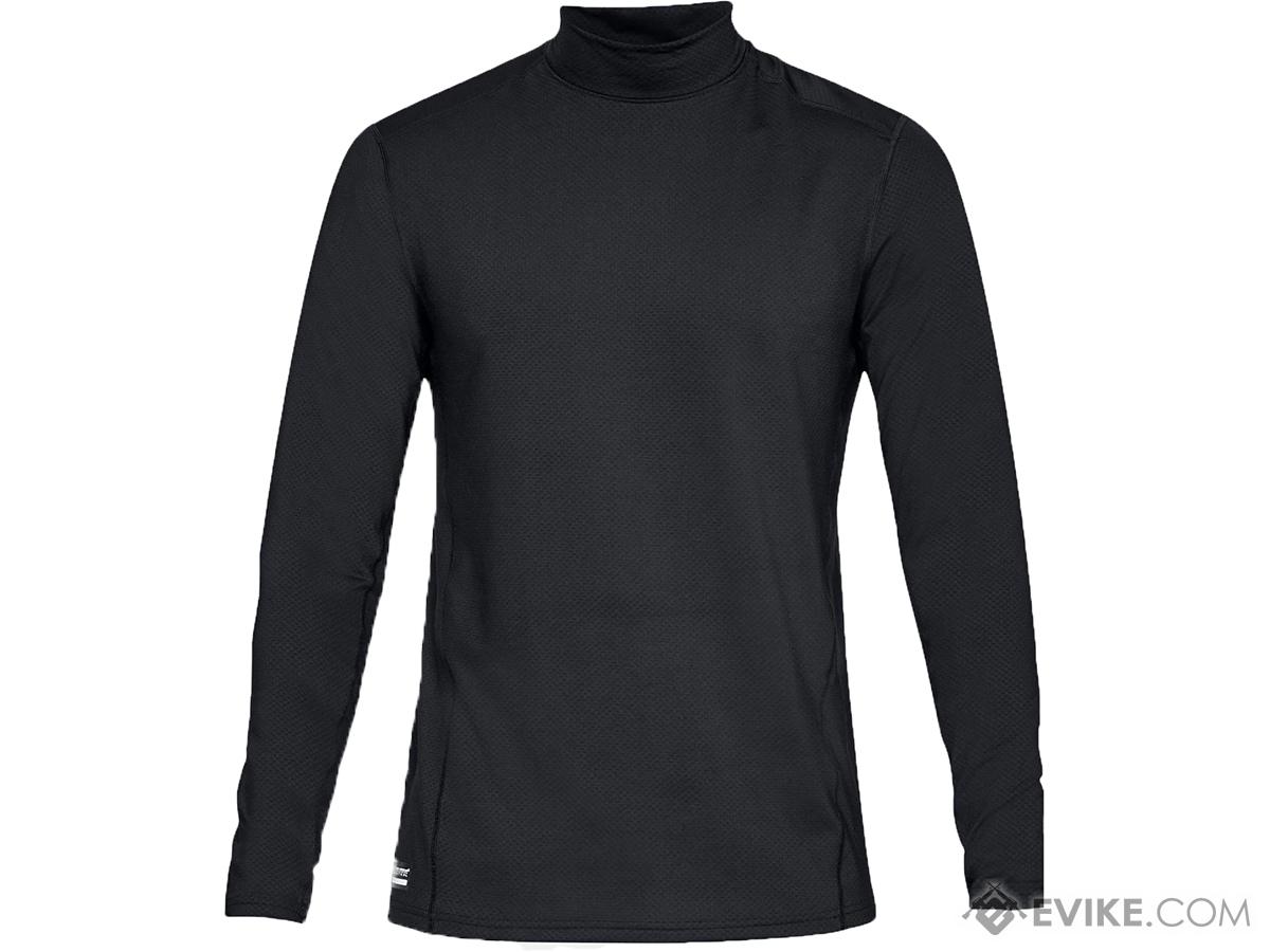 Under Armour Men's Tactical Reactor Mock Base Layer Shirt (Size: Medium / Black)