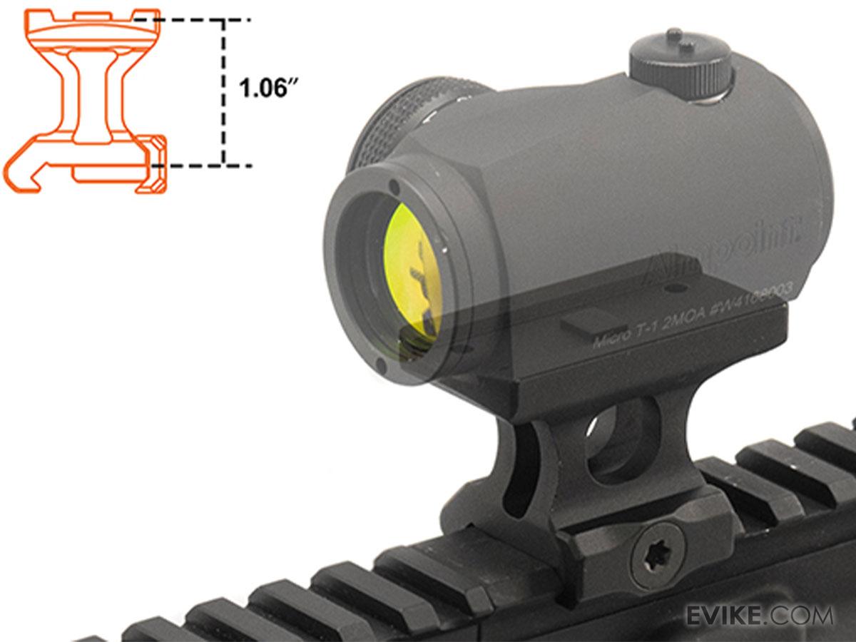 UTG Super Slim T1 Riser Mount (Type: Lower 1/3 Co-Witness), Accessories ...