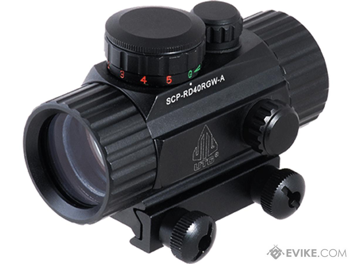 UTG 3.8 ITA Red/Green CQB Dot Sight with Integral Mount