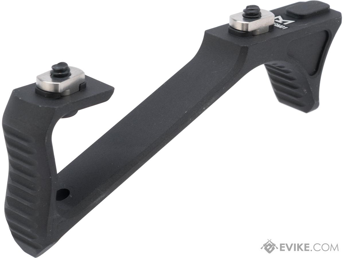 UTG CNC Aluminum Ultra Slim Angled Foregrip (Model MLOK / Matte Black