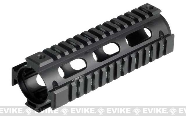 UTG Real Steel M4 M16 Carbine Length Quad Rail RIS System (Made in USA)