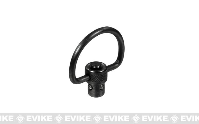 UTG Push Button QD Sling Swivel (Model: D-Shape)