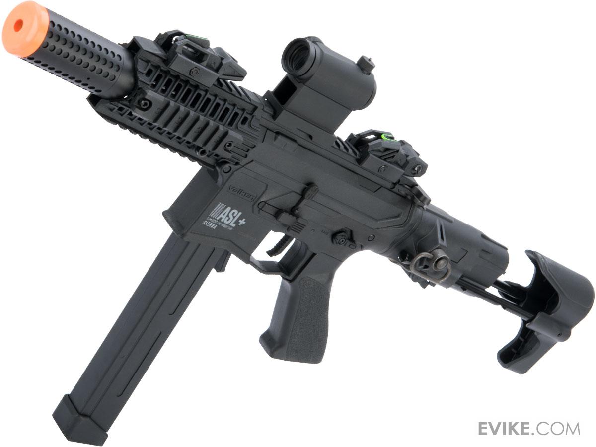 Valken ASL+ Series Polymer PDW Airsoft AEG (Model Sierra / Black