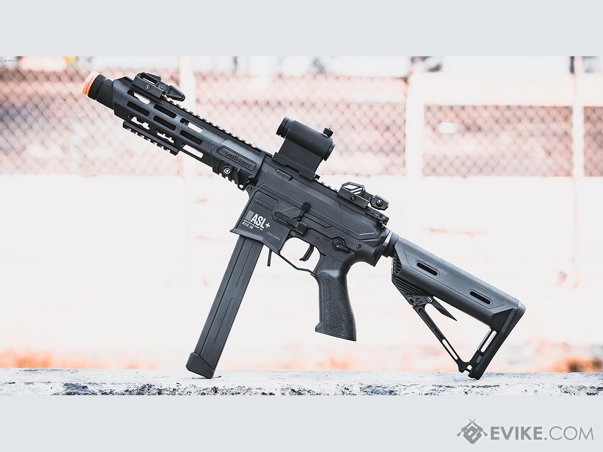 Valken ASL+ Series Polymer PDW Airsoft AEG (Model Kilo45 / Black