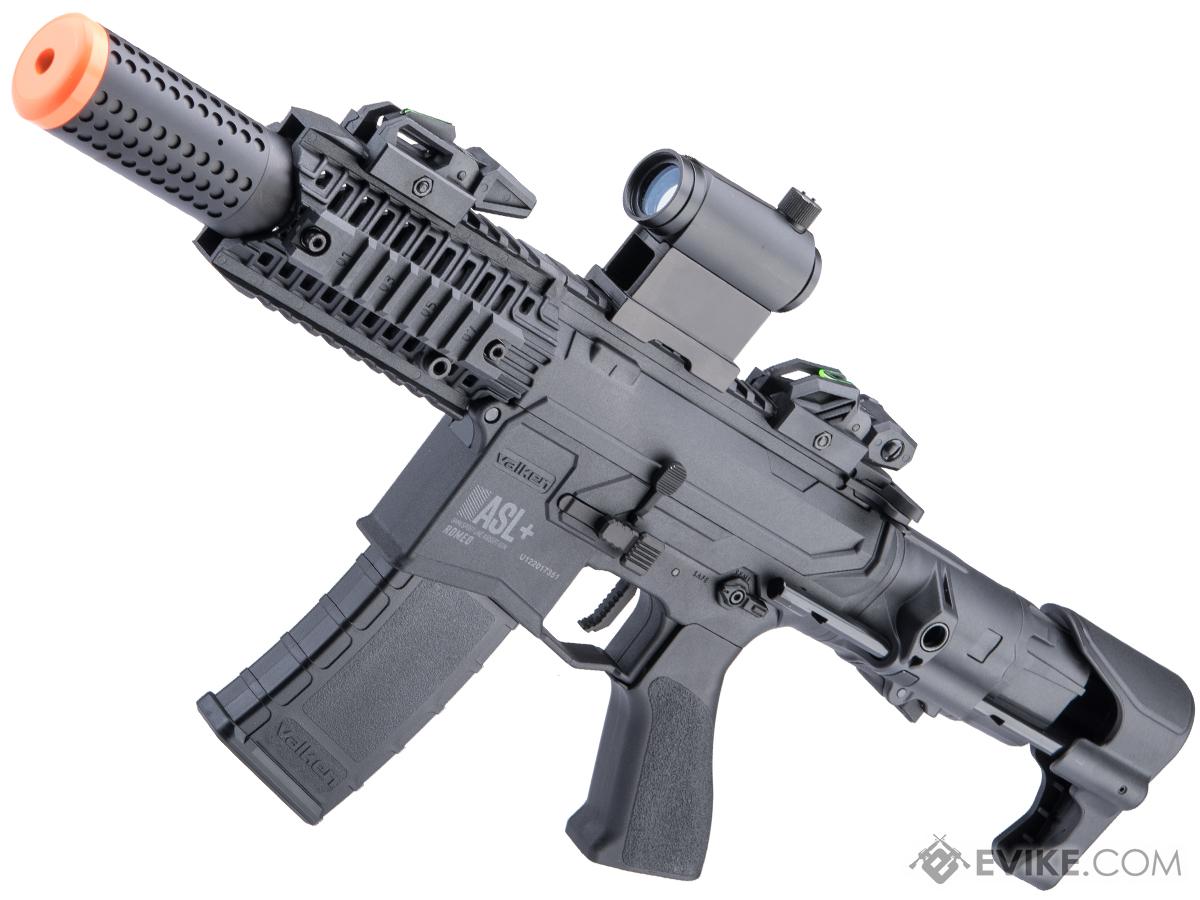 Valken ASL+ Series Hi-Velocity Polymer Airsoft AEG (Model: Romeo / Black)