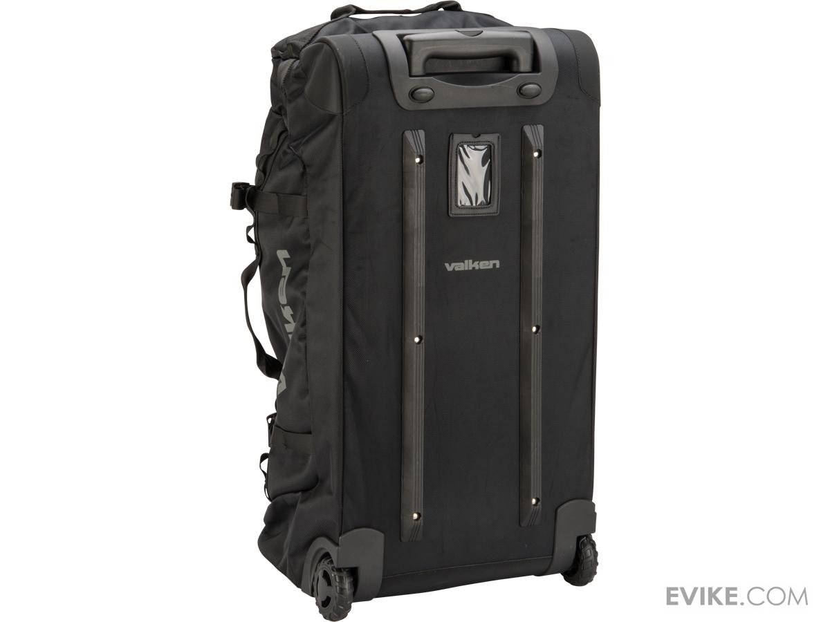 Valken Rolling Tactical Duffel Bag Black, Tactical Gear/Apparel, Bags
