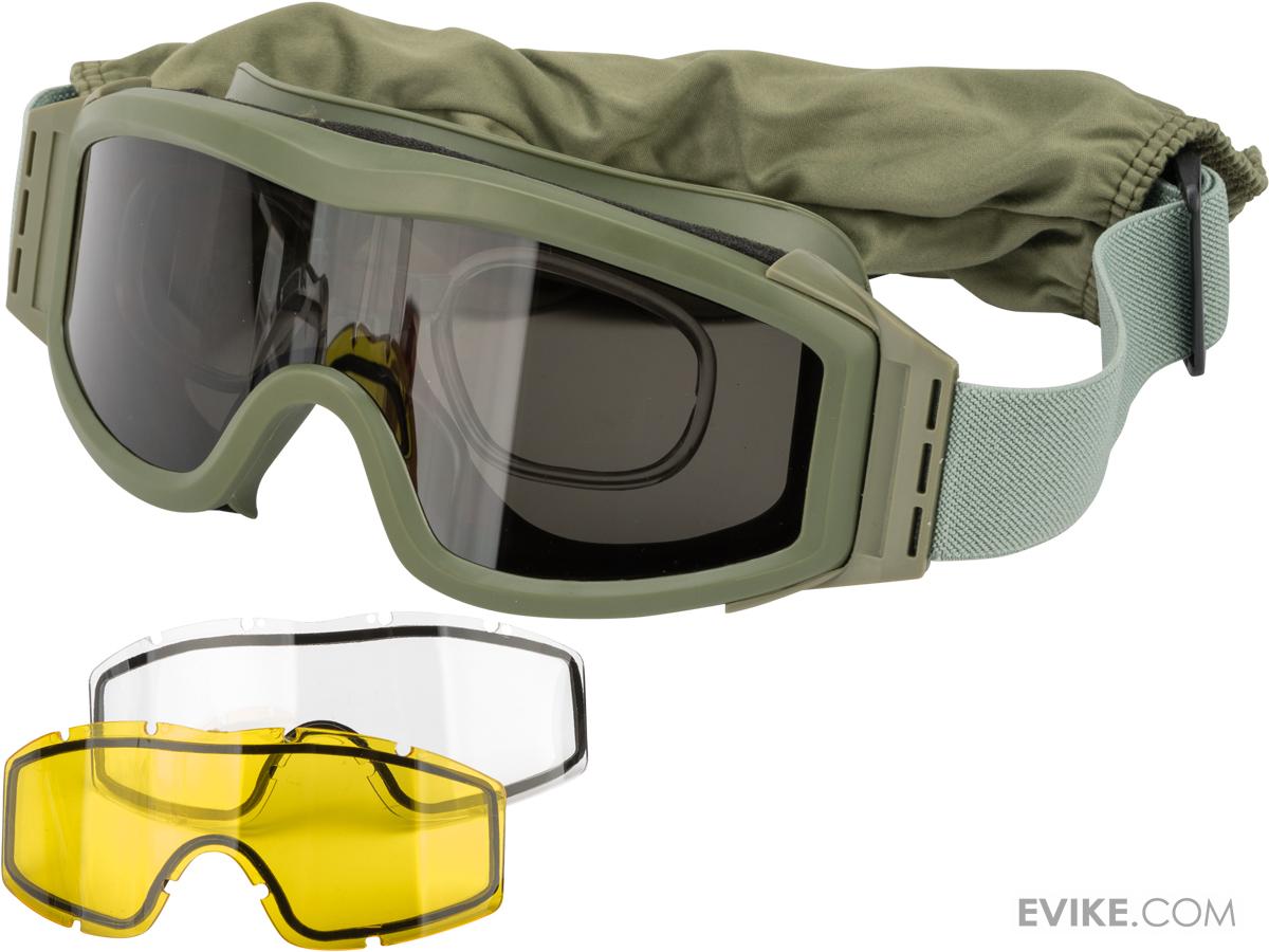 Valken VTAC Tango Thermal Lens Goggles with Prescription Lens Insert