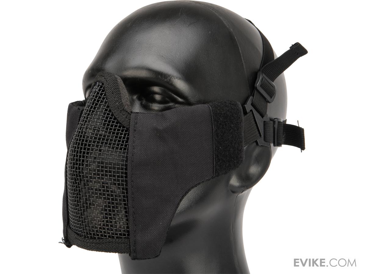 Valken Tango Mesh Half Face Mask (Color: Black)