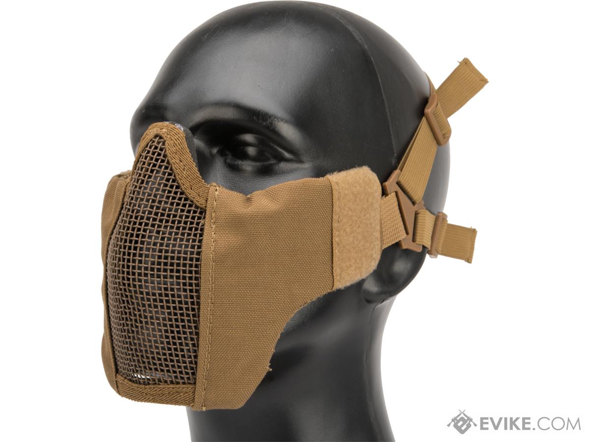 Tango Mesh Half Face Mask By Valken (Color: Tan)