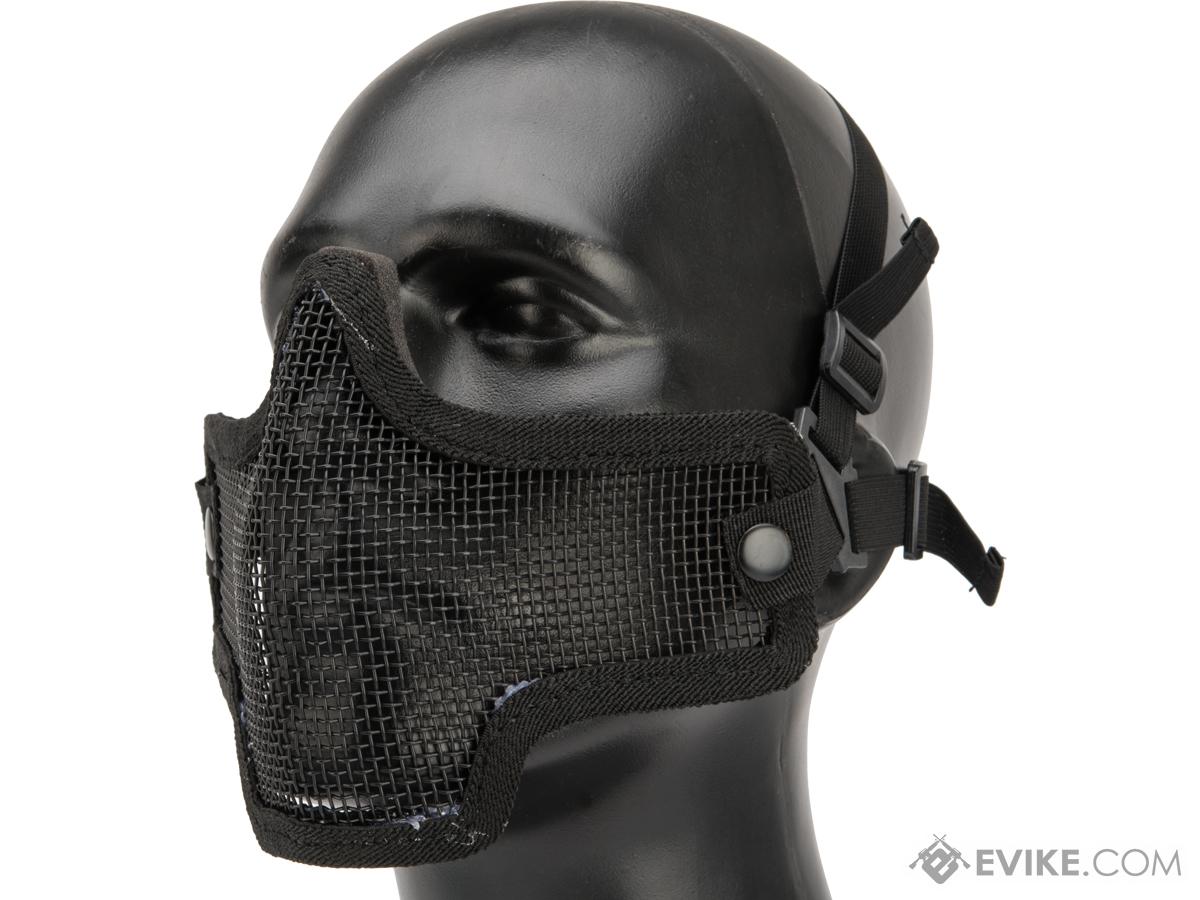 Valken Kilo 2G Mesh Half Face Mask (Color: Black)