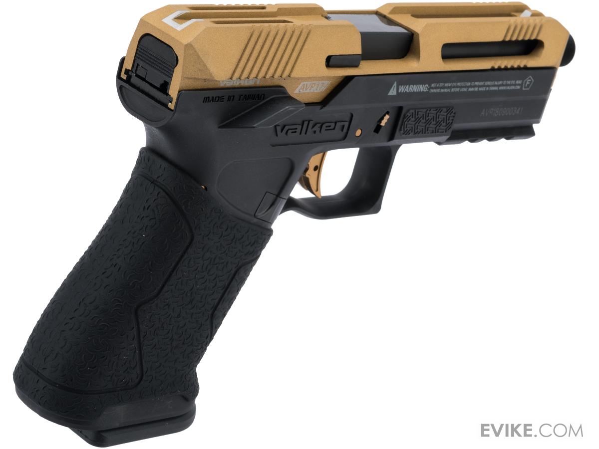 Valken AVP17 Gas Blowback Airsoft Pistol (Color Gold / Green Gas