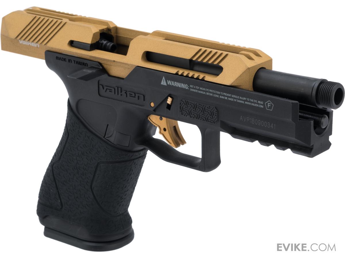 Valken AVP17 Gas Blowback Airsoft Pistol (Color Gold / Green Gas