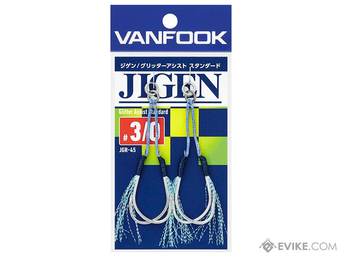 Vanfook Jigen Glitter Assist Double Hook (Model: Standard Line / #3/0),  MORE, Fishing, Hooks & Weights -  Airsoft Superstore