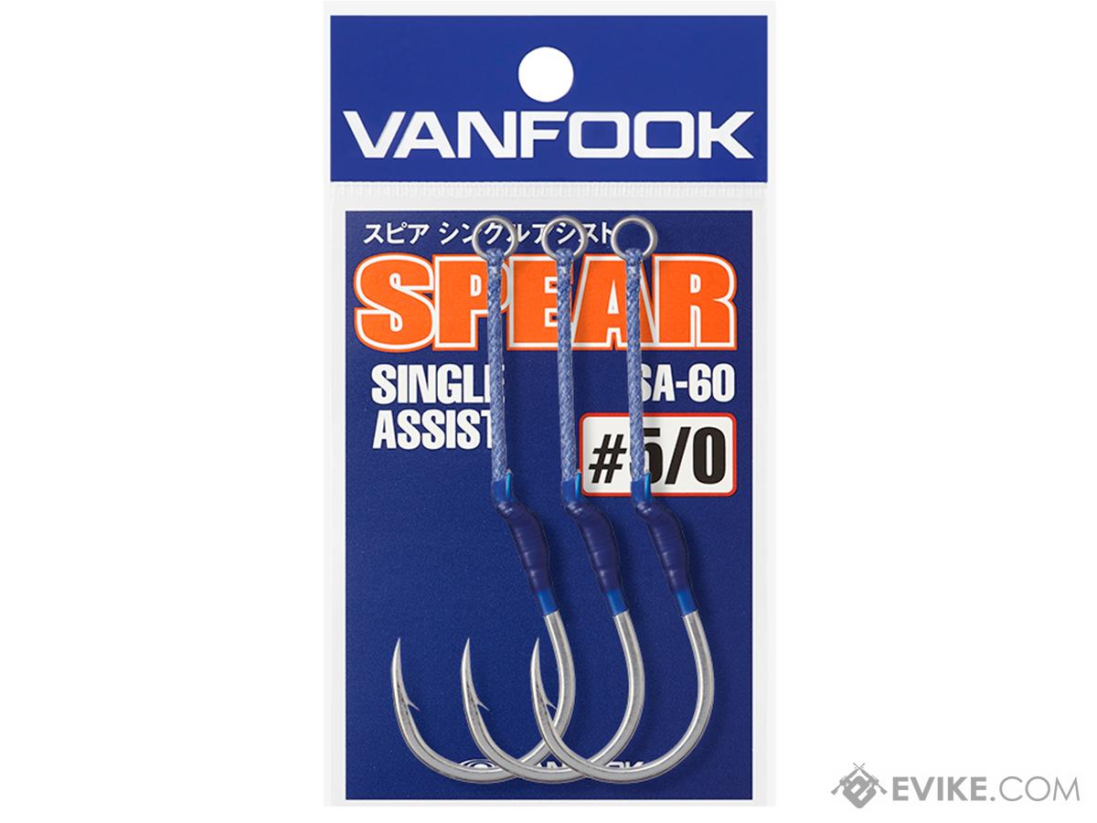 Vanfook Spear Single Assist Jigging Hook (Size: #2/0 / 3 Pack