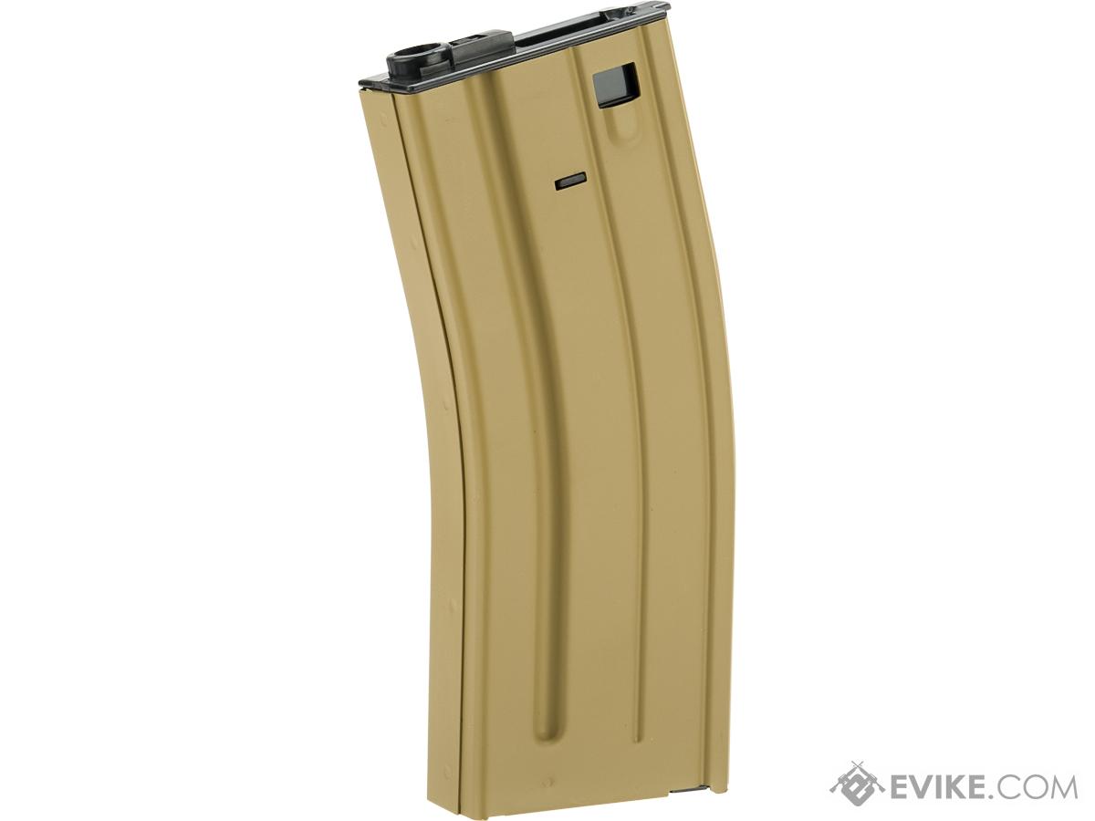 VFC Steel Stamped GI Magazine for SCAR M4 M16 Series Airsoft AEG Rifles (Type: 300rd Hi-Cap / Tan)