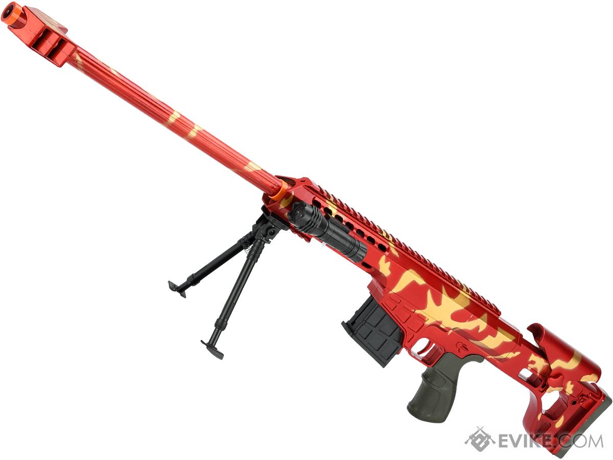 ASP C11 Mini Single Shot Spring Powered Airsoft Rifle (Color: Red / 830mm)