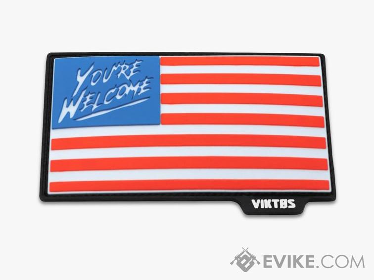 Viktos Grateful Nation PVC Moralpha Patch (Color: Patriot)