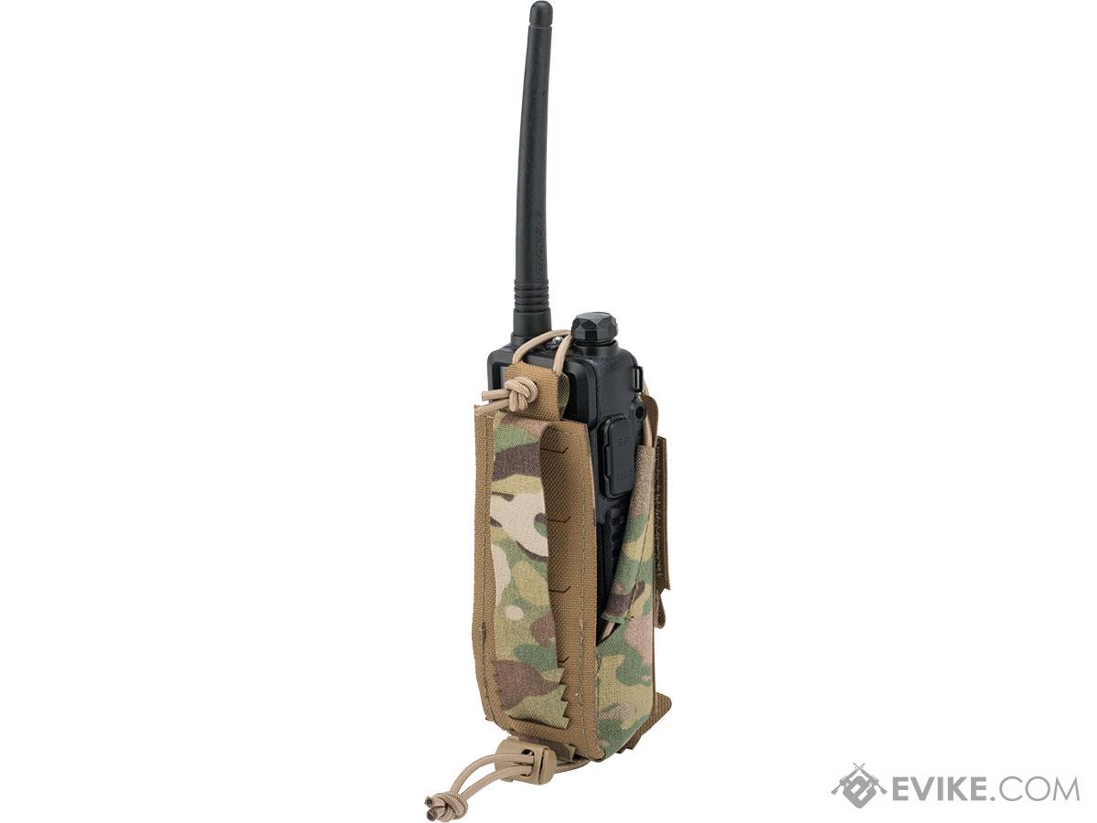 Holster Tactique Pour Radio DECHO-C - Poche Réglable MOLLE, Taille 9x4x18.5cm, Nylon 1000D