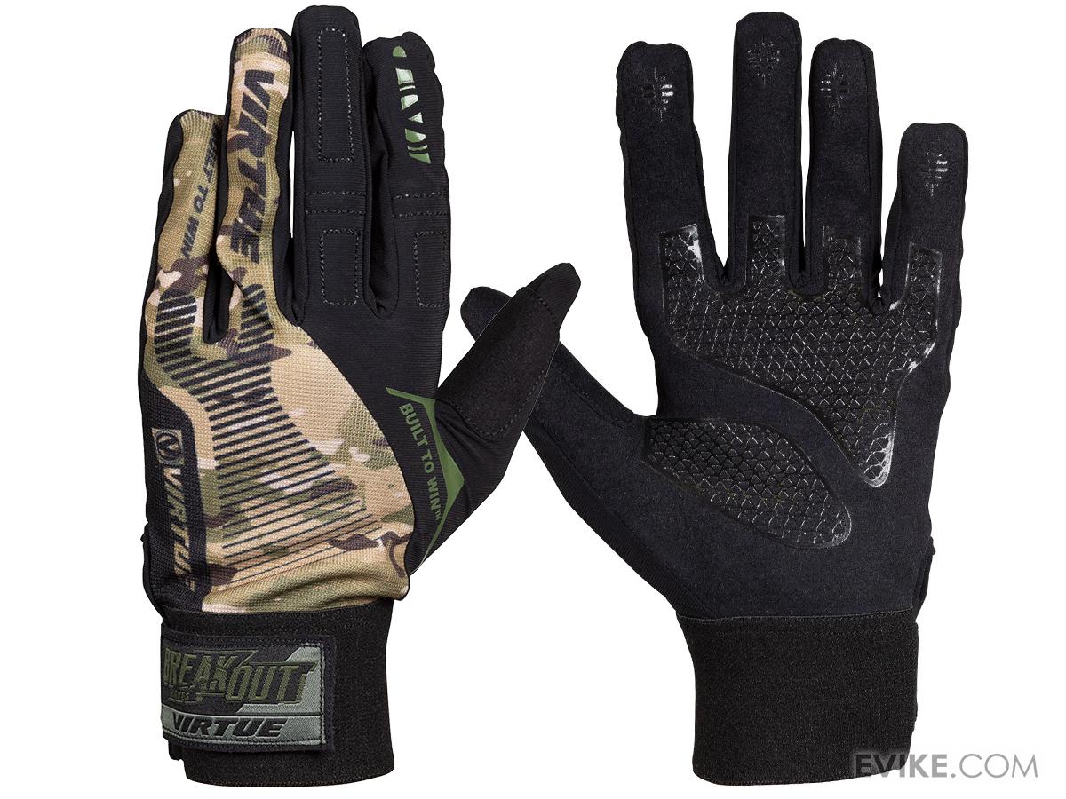 Virtue Paintball Full Finger Ripstop "Breakout" Gloves (Color Camo