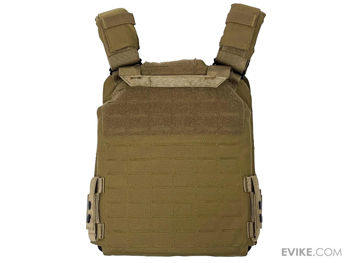 VISM by NcSTAR Laser Cut Plate Carrier (Color Tan / 10 x 12), Tactical